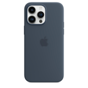 Чохол для iPhone 14 Pro Max : Silicone Case MagSafe Original – Storm Blue