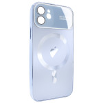 Чохол для iPhone 12 матовий NEW PC Slim with MagSafe case із захистом камери Sierra Blue Чохол для iPhone 12 матовий NEW PC Slim with MagSafe case із захистом камери Sierra Blue