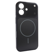 Чохол Nofelet AG Glass Case with MagSafe (iPhone 16, Black)