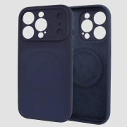 Чохол Dual Tone Silicone MagSafe Case (iPhone 14 Pro Max – Midnight Blue)