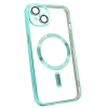 Чохол Shining with MagSafe на iPhone 14 із захисними лінзами на камеру Green