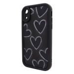Чохол для iPhone XR – Pretty Things "Black Hearts – Black"