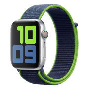 Ремінець для Apple Watch Nylon Loop нейлоновий (38mm, 40mm, 41mm, [42mm Series 10/11], Neon Lime)