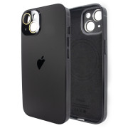 Чохол для iPhone 15 AG Titanium Case 2.0 - MagSafe & Microfiber - Black