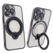 Чохол для iPhone 12 Pro Clear Shining Holder with MagSafe Black