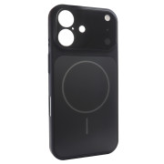 Чохол Nofelet AG Glass Case with MagSafe (iPhone 16, Black)
