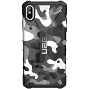 Тактичний протиударний чохол UAG Pathfinder камуфляжний на iPhone X/Xs (5.8") (Білий)