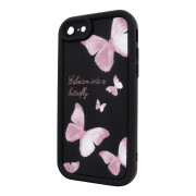 Чохол для iPhone 7/8 – Pretty Things "Butterflies – Black"