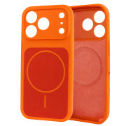 Чохол Dual Tone Silicone MagSafe Case (iPhone 18 Pro Max | 17 Pro Max – Bright Orange)