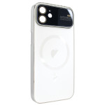 Чохол для iPhone 12 PC Slim Case with MagSafe із захисними лінзами на камеру Pearly White