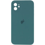 Чохол Silicone Case Full Camera для iPhone 12 Pine Green