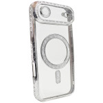 Чохол Diamond Shining Case with MagSafe (iPhone 17 Air, Silver)