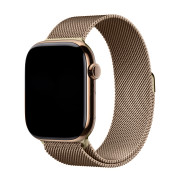 Металевий ремінець Milanese Loop Apple Watch (42mm, 44mm, 45mm, 46mm, 49mm, Champagne Gold)