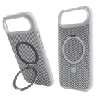 Чохол Nofelet Carbon Case with MagSafe (iPhone 17 Air, Titanium Gray)