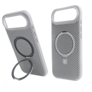 Чохол Nofelet Carbon Case with MagSafe (iPhone 17 Air, Titanium Gray)