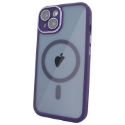 Чохол Nofelet Chrome Camera Case with MagSafe (iPhone 14, Purple)