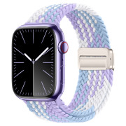 Ремінець Braided Nylon Magnetic Band (38/40/41mm + [42mm Series 10/11] – Gradient : Purple)