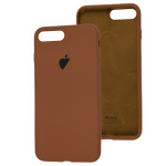 Чохол Silicone Case iPhone 7/8 Plus FULL (№65 Brown chocolate)
