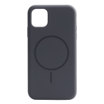 Чохол для iPhone 11 : Silicone Slim MagSafe – Charcoal Gray