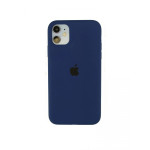 Чохол Silicone Case на iPhone 11 Pro Max FULL (Deep navy)