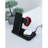 Безпровідна зарядка 4 в 1 Fast Charge Y36 (iPhone + Apple Watch + AirPods) Black