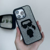Чохол Rock Case – Karl Legerfeld (iPhone 14 Pro, Silver-Black)