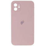 Чохол Silicone Case Full Camera для iPhone 12 Pink Sand