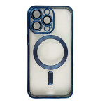 Чохол Shining with MagSafe на iPhone 12 Pro Max із захисними лінзами на камеру Blue Чохол Shining with MagSafe на iPhone 12 Pro Max із захисними лінзами на камеру Blue