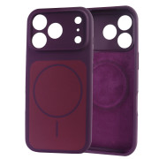 Чохол Dual Tone Silicone MagSafe Case (iPhone 18 Pro Max | 17 Pro Max – Burgundy)