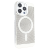 Чохол для iPhone 13 Pro Perforation Case with MagSafe Silver