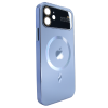 Чохол для iPhone 12 PC Slim Case with MagSafe із захисними лінзами на камеру Sierra Blue