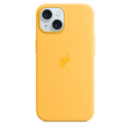 Чохол для iPhone 15 : Silicone Case MagSafe Original – Sunshine