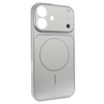 Чохол Nofelet AG Glass Case with MagSafe (iPhone 17, Silver) Чохол Nofelet AG Glass Case with MagSafe (iPhone 17, Silver)