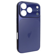 Чохол Syndee AG Glass MagSafe Case [Design 17 Series] – (iPhone 16 Pro Max, Dark Blue)