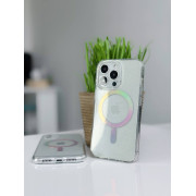 Чохол для iPhone 14 Pro прозорий Diamond Case with MagSafe