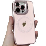 Чохол Logo Case PU Stand Camera (iPhone 13 Pro Max, Pink Sand)