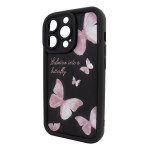 Чохол для iPhone 15 Pro Max – Pretty Things "Butterflies – Black"