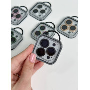 Захисне скло на камеру Diamonds Lens (iPhone 14 Pro / 14 Pro Max, Black)