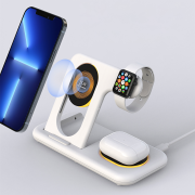 Безпровідна зарядка 4 в 1 Fast Charge Y36 (iPhone + Apple Watch + AirPods) White