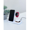 Безпровідна зарядка 4 в 1 Fast Charge Y36 (iPhone + Apple Watch + AirPods) White