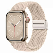Ремінець Braided Nylon Magnetic Band (38/40/41mm + [42mm Series 10/11] – Pearl White)