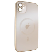 Чохол для iPhone 11 - AG Titanium Case with MagSafe із захистом камери матовий Golden