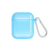 Чохол для AirPods 1/2 напівпрозорий Neon Case Blue