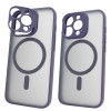 Чохол для iPhone 14 Pro Max Hybrid Camera Stand with MagSafe з підставкою Deep Purple