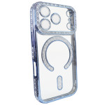 Чохол Diamond Shining Case with MagSafe (iPhone 17 Pro Max, Blue)