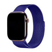 Металічний ремінець для Apple Watch (42mm, 44mm, 45mm, 46mm, 49mm) Milanese Loop, Deep Purple