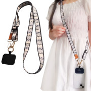 Ремінець Ремінець Printed Strap for Case – 2 Carabiners + Lining (Vyshyvanka-Style)