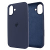 Чохол для iPhone 16 Silicone Case FULL (№8 Midnight Blue)