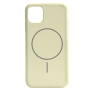 Чохол для iPhone 11 : Silicone Slim MagSafe – Cream Yellow