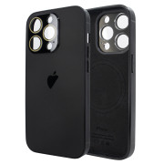 Чохол для iPhone 14 Pro AG Titanium Case 2.0 - MagSafe & Microfiber - Black